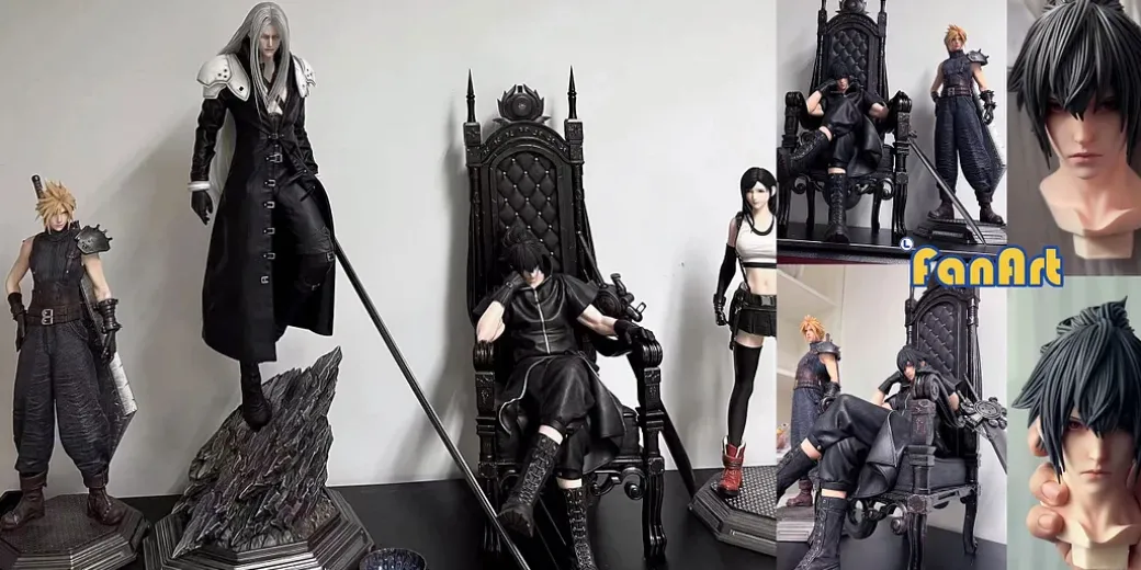 1/3 Scale DX1 Series Sephiroth - (FF7) Final Fantasy VII Resin Statue - FanArt Studio