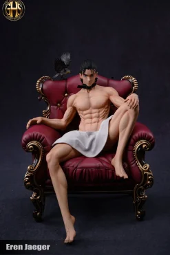 1/6 Scale Eren Yeager & Levi Ackerman - Attack on Titan Resin Statue - Ghost Studios