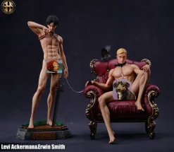 1/6 Scale Eren Yeager & Levi Ackerman - Attack on Titan Resin Statue - Ghost Studios