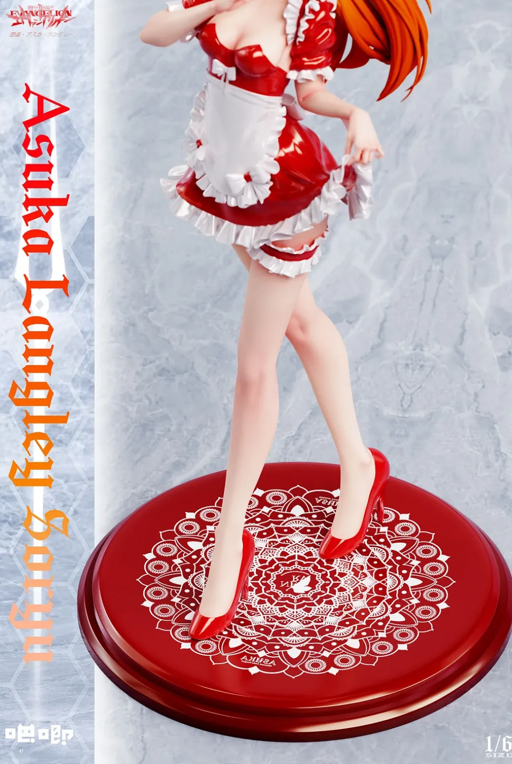 1/6 Scale Exposed Armor Maid Ver. Asuka Langley Soryu - (EVA) Neon Genesis EVAngelion Resin Statue - BaJi Studio