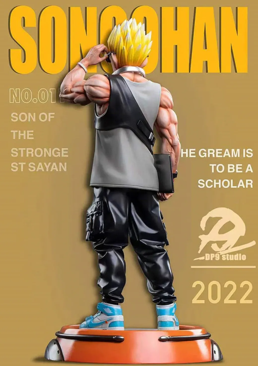 1/6 Scale Fashion Adult Son Gohan - Dragon Ball Resin Statue - DP9 Studios