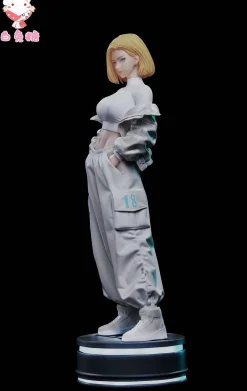 1/6 Scale Fashion Ver. Android 18 with LED - Dragon Ball Resin Statue - BaiTuTang Studios [In Stock]
