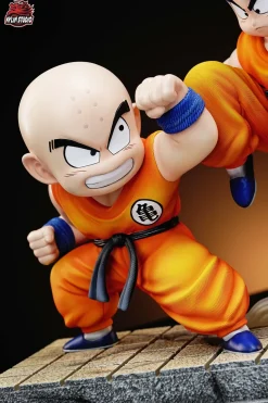 1/5 Scale Fierce Fighting Series 001 Little Son Goku VS Krillin - Dragon Ball Resin Statue - Kylin Studio