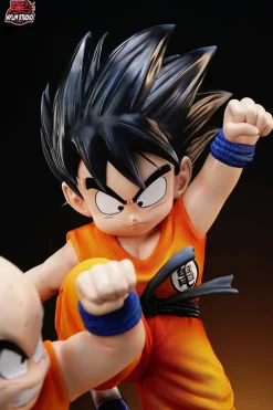 1/5 Scale Fierce Fighting Series 001 Little Son Goku VS Krillin - Dragon Ball Resin Statue - Kylin Studio
