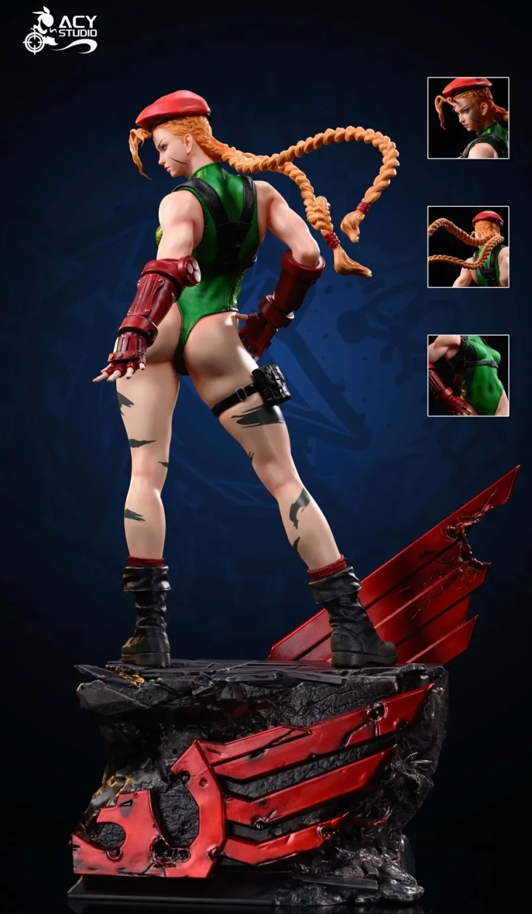 1/4 Scale Fifth & Sixth Generation Cammy White - Street Fighter Resin Statue - Acy Studio