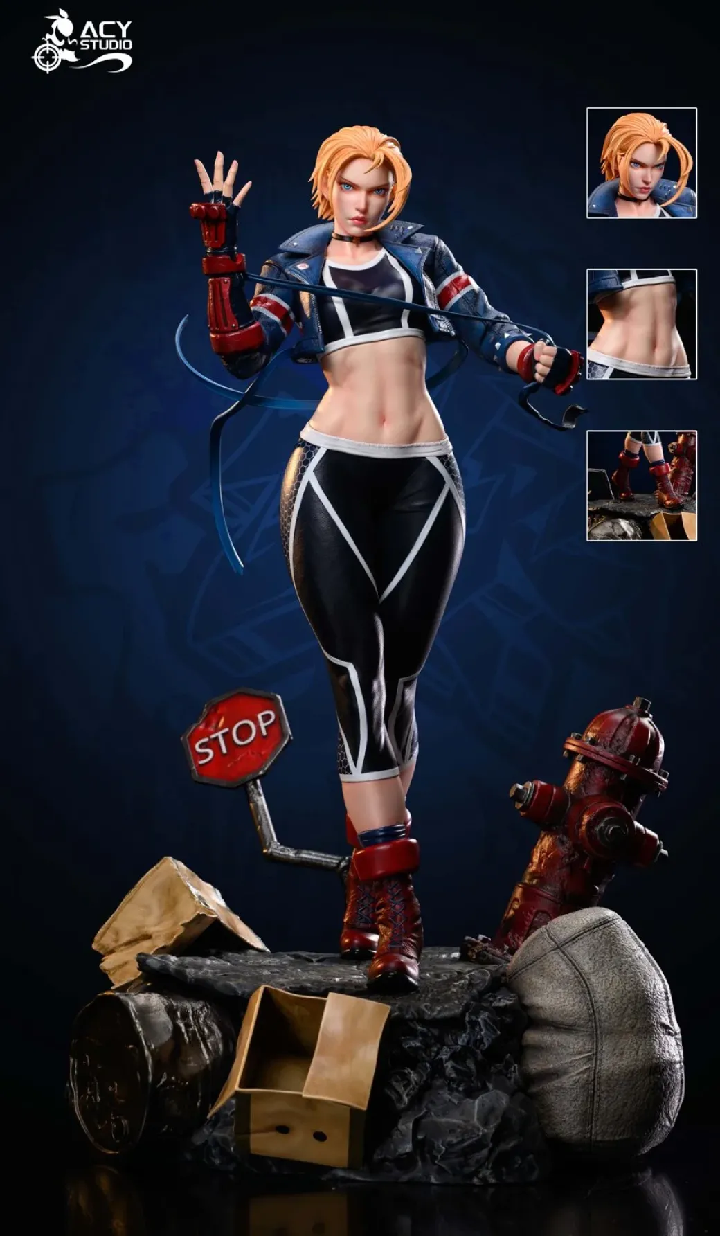 1/4 Scale Fifth & Sixth Generation Cammy White - Street Fighter Resin Statue - Acy Studio