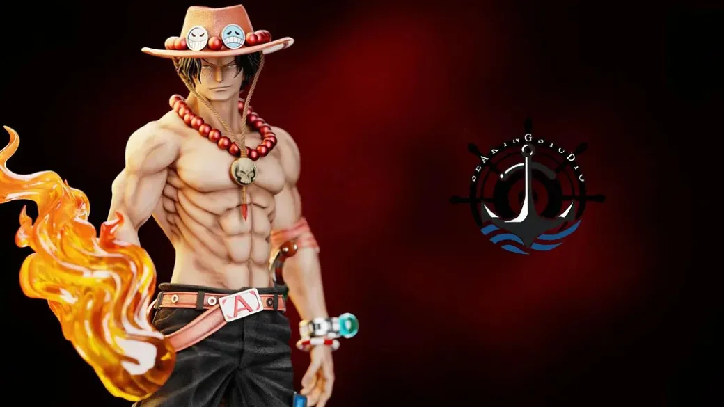 1/3 Scale Fire Fist Portgas D. Ace with LED - ONE PIECE Resin Statue - Sea King Studio