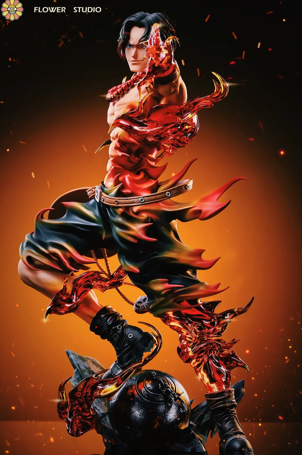 1/6 Scale Flame Portgas D. Ace - ONE PIECE Resin Statue - Flower Studio
