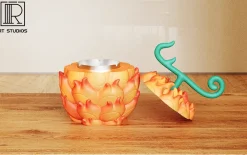 1/1 Scale Flame-Flame Fruit & Gum-Gum Fruit Ashtray - ONE PIECE Resin Statue - RT Studio