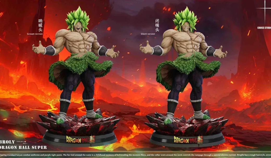 1/6 Scale Full Power Broly - Dragon Ball Resin Statue - Cross Studios