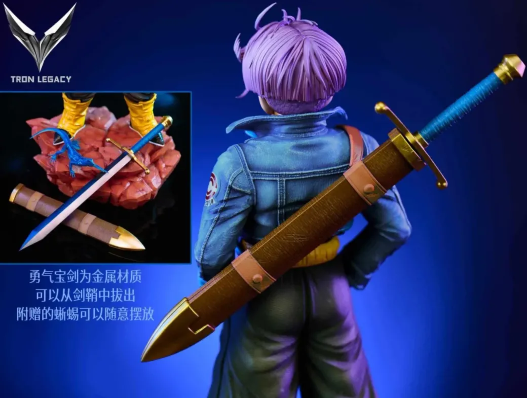 1/6 Scale Future Trunks - Dragon Ball Resin Staue - Tron Legacy Studio