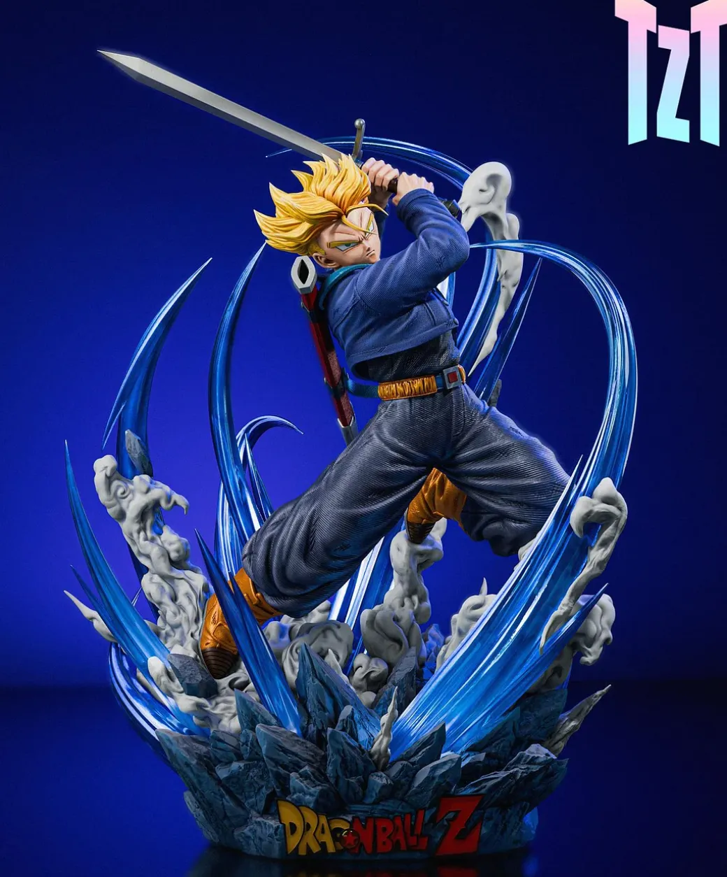 1/6 Scale Future Trunks with LED - Dragon Ball Resin Statue - TZT Studio