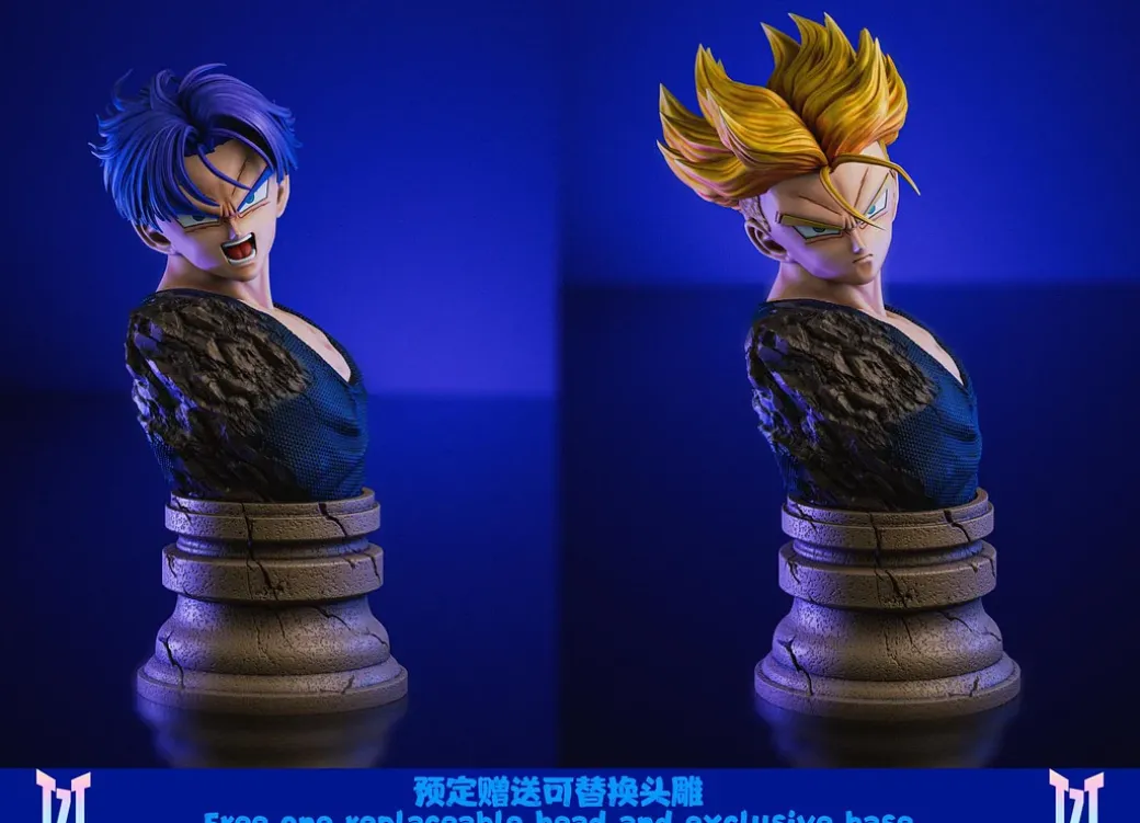 1/6 Scale Future Trunks with LED - Dragon Ball Resin Statue - TZT Studio