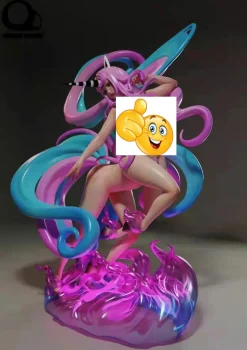 1/4 Scale Galarian Form Rapidash Girl with LED - Pokemon Resin Statue - OVERDOG Studios