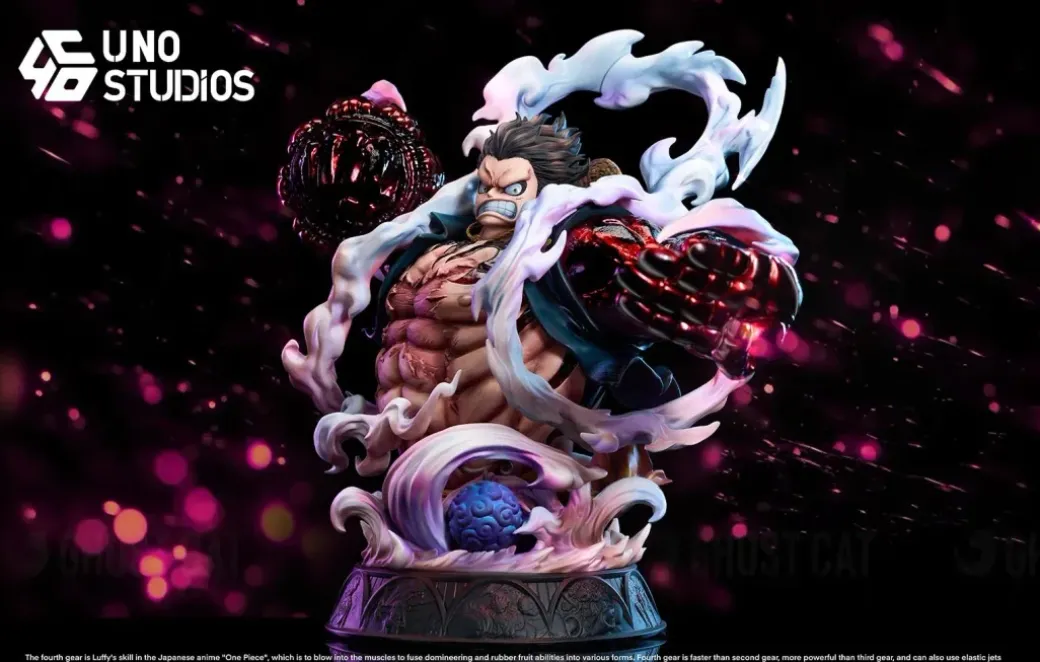 1/4 Scale Gear 4 Monkey D. Luffy Bust Statue - ONE PIECE Resin Statue - UNO Studio