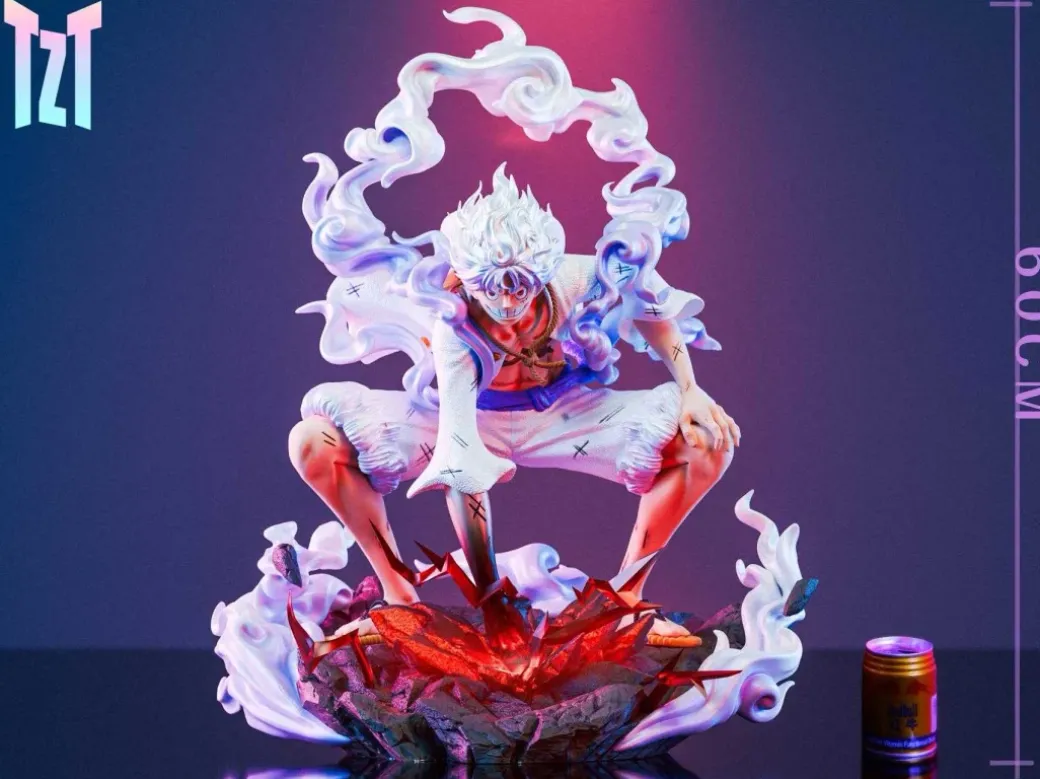 1/3 Scale Gear 2 Nika Monkey D. Luffy with LED - ONE PIECE Resin Statue - TZT Studio