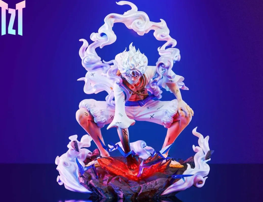 1/3 Scale Gear 2 Nika Monkey D. Luffy with LED - ONE PIECE Resin Statue - TZT Studio