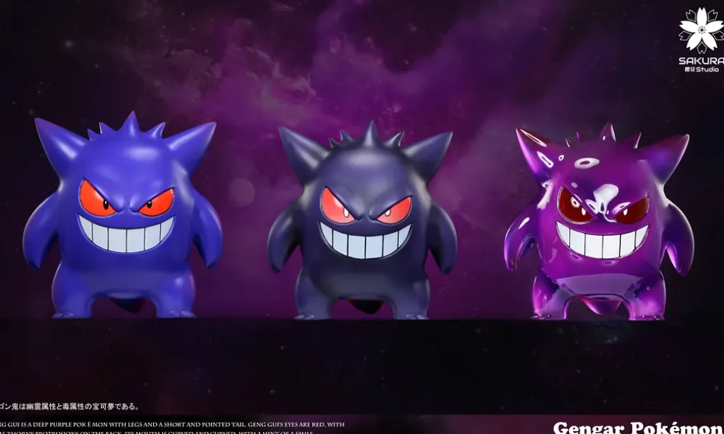1/10 Scale Gengar - Pokemon Resin Statue - YingHua Studio