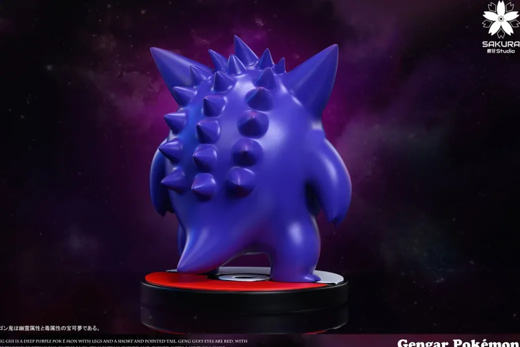 1/10 Scale Gengar - Pokemon Resin Statue - YingHua Studio