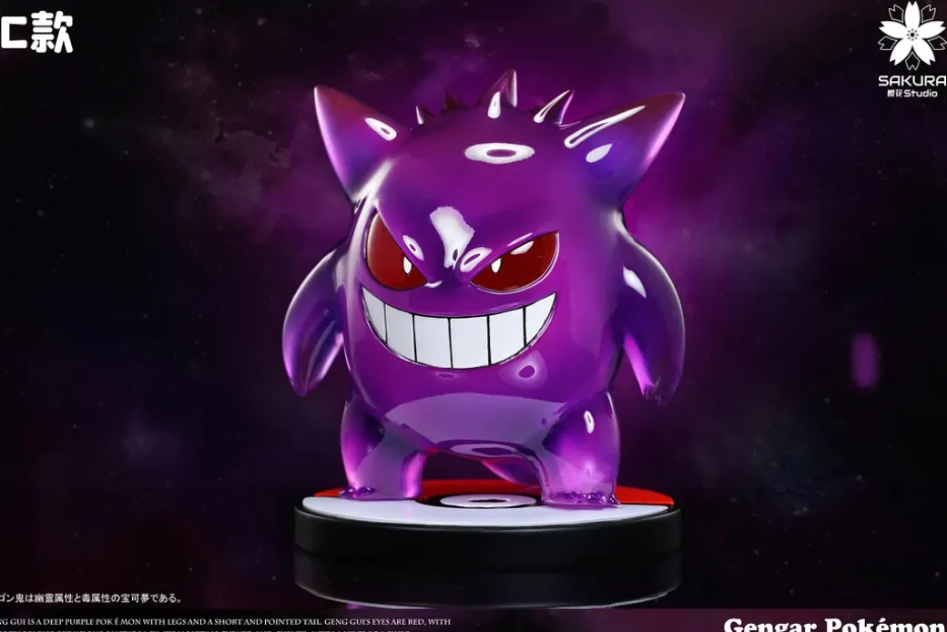 1/10 Scale Gengar - Pokemon Resin Statue - YingHua Studio