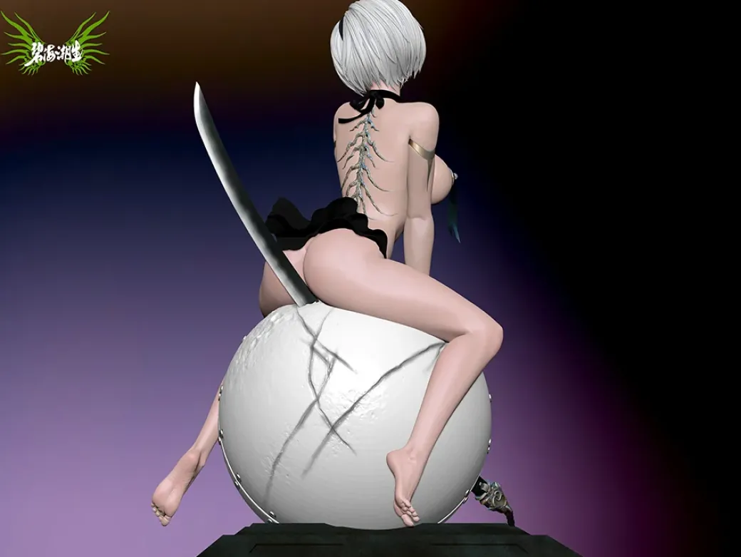 1/4 Scale Gentle Sheath YoRHa No.2 Type B - NieR:Automata Resin Statue - BiHaiChaoSheng Studio