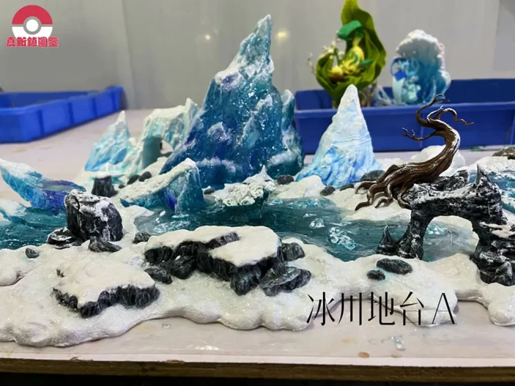 1/20 Scale Glacier Family - Pokemon Resin Statue - ZhenXinZhen Studios