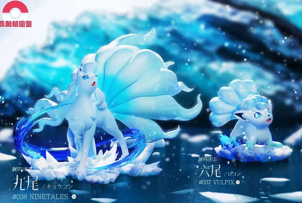 1/20 Scale Glacier Family - Pokemon Resin Statue - ZhenXinZhen Studios