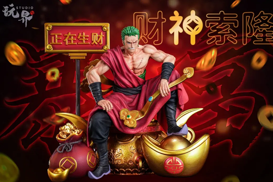 1/7 Scale God of Wealth Roronoa Zoro - ONE PIECE Resin Statue - WanJie Studio
