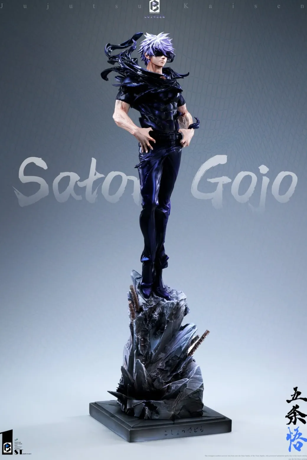 1/6 Scale Gojo Satoru - Jujutsu Kaisen Resin Statue - Black And White Studio