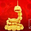 1/10 Scale Gold Lucky Onix - Pokemon Resin Statue - DD Studio