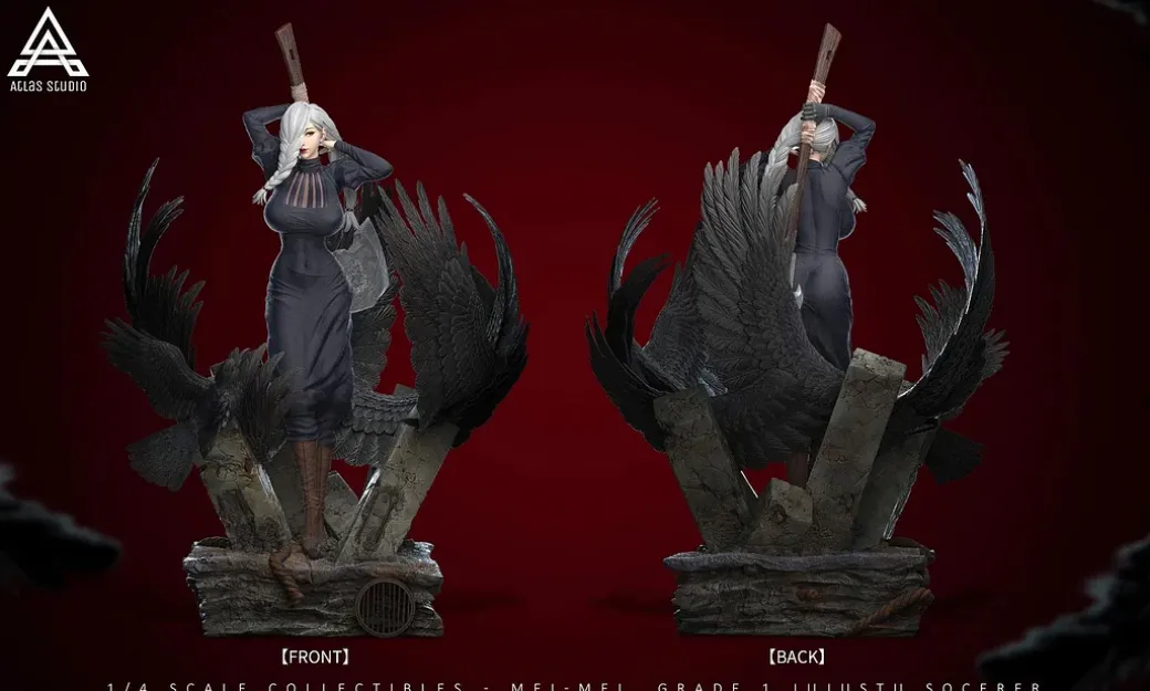 1/4 Scale Grade 1 Jujutsu Sorcerer Mei Mei - Jujutsu Kaisen Resin Statue - Atlas Studio