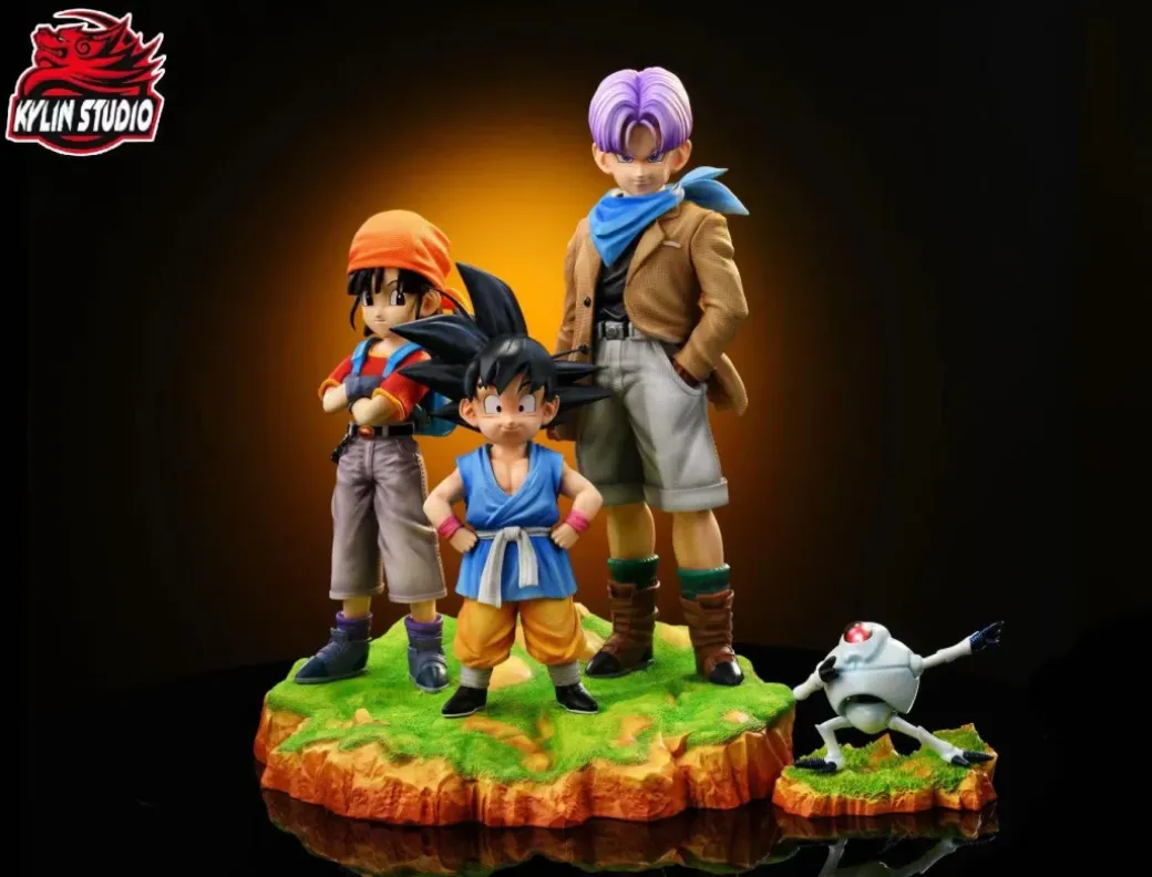1/6 Scale GT Threesome & Little Son Goku & Gill - Dragon Ball Resin Statue - Kylin Studio