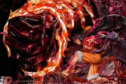 1/6 Scale Hellfire Monkey D. Luffy with LED - ONE PIECE Resin Statue - ZZDD Studios