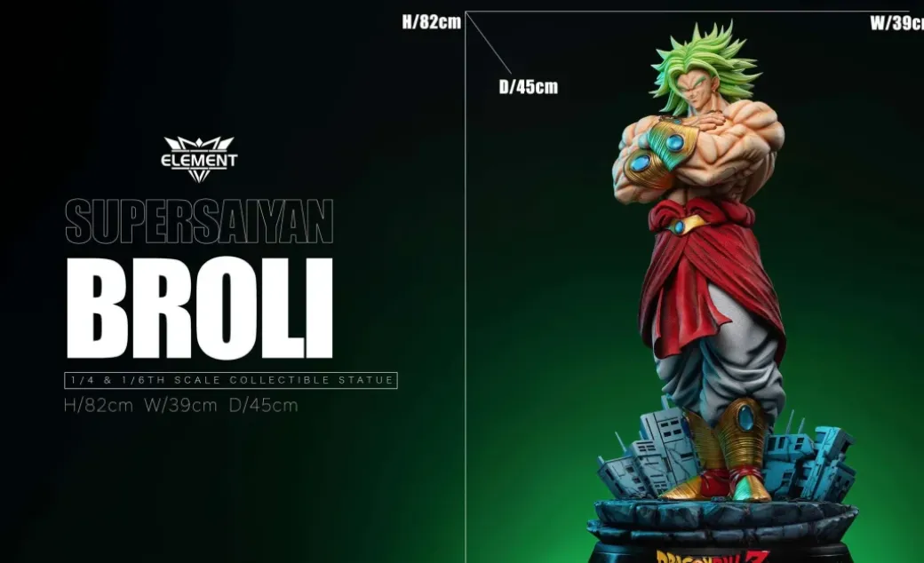 1/4 Scale Holding Chest Broly - Dragon Ball Resin Statue - ELEMENT Studio