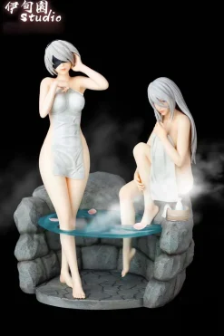 1/6 Scale Hot Springs Ver. YoRHa No.2 Type-B & YoRHa Type-A No.2 - NieR:Automata Resin Statue - YiDianYuan Studio