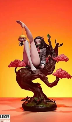 1/4 Scale Kamado Nezuko - Demon Slayer: Kimetsu No Yaiba Resin Statue - L-Tiger Studio