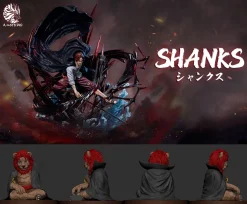 1/6 Scale Kamusari Red Hair Pirates Shanks & POP Scale Beast Form Shanks - ONE PIECE Resin Statue - TianJi Studios