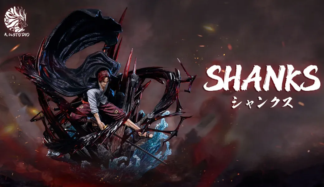 1/6 Scale Kamusari Red Hair Pirates Shanks & POP Scale Beast Form Shanks - ONE PIECE Resin Statue - TianJi Studios