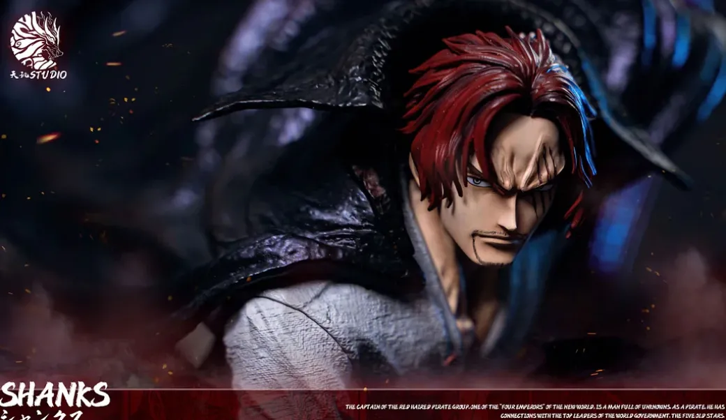 1/6 Scale Kamusari Red Hair Pirates Shanks & POP Scale Beast Form Shanks - ONE PIECE Resin Statue - TianJi Studios