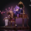 1/6 Scale Keqing on Lowboy - Genshin Impact Resin Statue - Angle Wings Studio