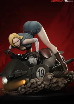 1/4 Scale Knight Android 18 with LED - Dragon Ball Resin Statue - RanSe Studio