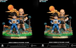 1/6 Scale Krillin/ Kuririn & Son Gohan on The Namek with LED - Dragon Ball Resin Statue - ShowTime Studio