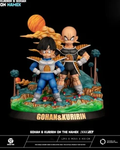 1/6 Scale Krillin/ Kuririn & Son Gohan on The Namek with LED - Dragon Ball Resin Statue - ShowTime Studio