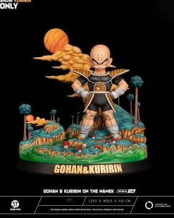 1/6 Scale Krillin/ Kuririn & Son Gohan on The Namek with LED - Dragon Ball Resin Statue - ShowTime Studio