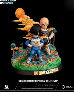 1/6 Scale Krillin/ Kuririn & Son Gohan on The Namek with LED - Dragon Ball Resin Statue - ShowTime Studio