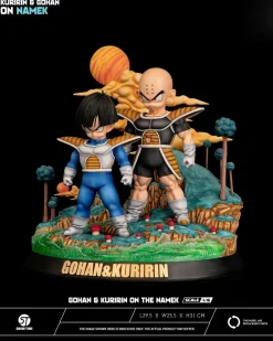 1/6 Scale Krillin/ Kuririn & Son Gohan on The Namek with LED - Dragon Ball Resin Statue - ShowTime Studio