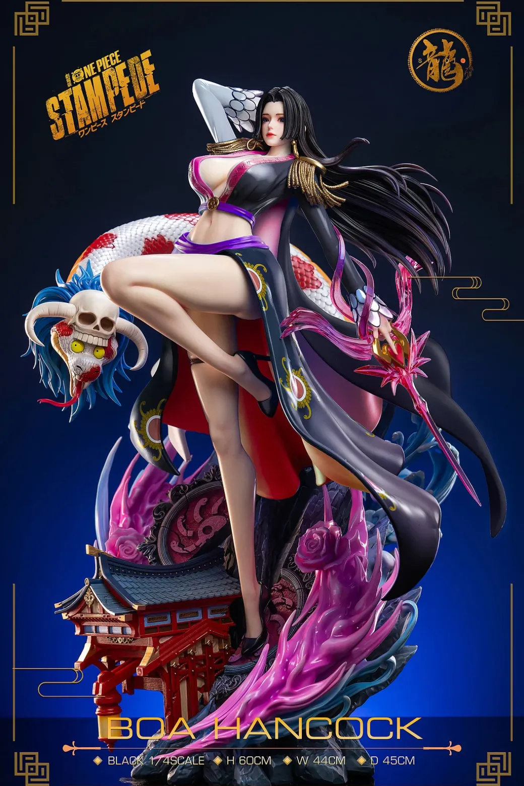 1/4 Scale Kuja Island Boa Hancock - ONE PIECE Resin Statue - Dragon Studios