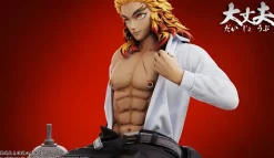 1/6 Scale Kyojuro Rengoku with LED - Demon Slayer: Kimetsu no Yaiba Resin Statue - DaZhangFu Studio