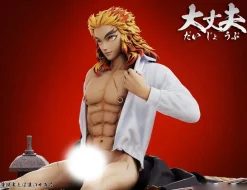 1/6 Scale Kyojuro Rengoku with LED - Demon Slayer: Kimetsu no Yaiba Resin Statue - DaZhangFu Studio