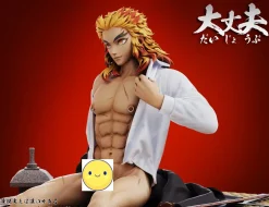 1/6 Scale Kyojuro Rengoku with LED - Demon Slayer: Kimetsu no Yaiba Resin Statue - DaZhangFu Studio